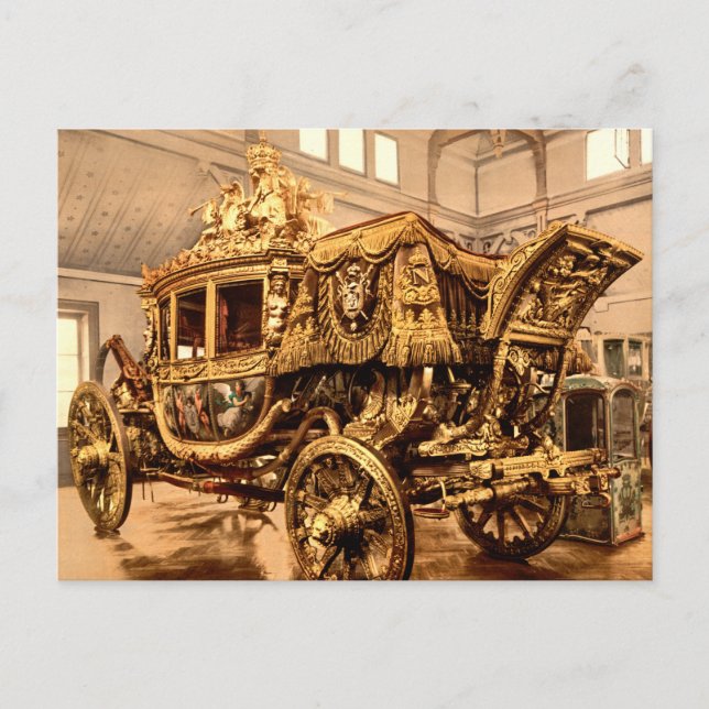 Charles X Carriage, Versailles, France Postcard (Front)