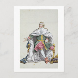 Charles XII (1682-1718) King of Sweden from 'Receu Postcard