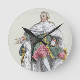 Charles XII (1682-1718) King of Sweden from 'Receu Round Clock