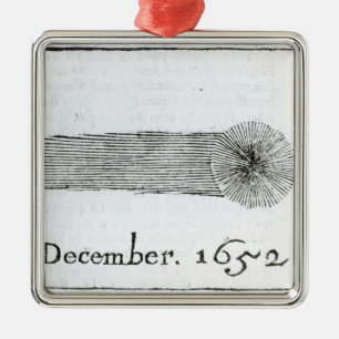 Charles's Comet, December 1652 Metal Tree Decoration