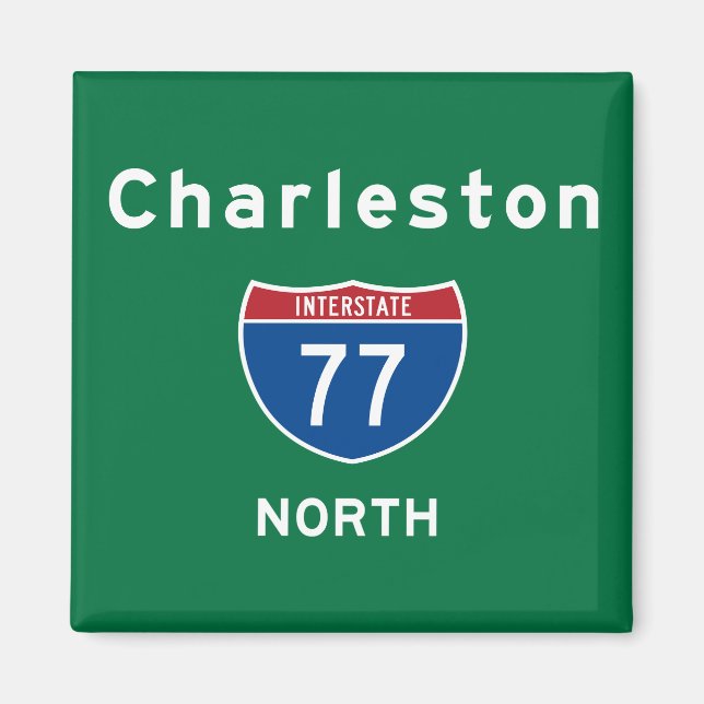 Charleston 77 magnet (Front)