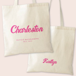 Charleston Bachelorette Party Personalised Tote Bag
