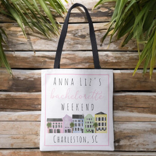 Charleston Bachelorette Party Weekend Favour Tote Bag