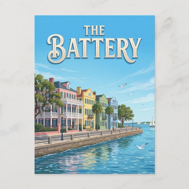 Charleston Battery Postcard (Front)