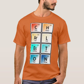 Charleston City Periodic Table of Elements T-Shirt
