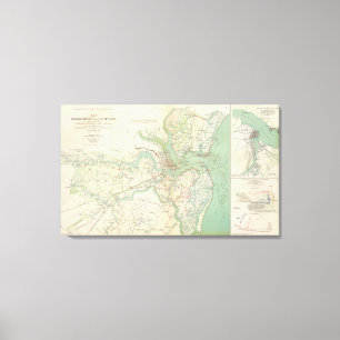 Charleston, defences canvas print