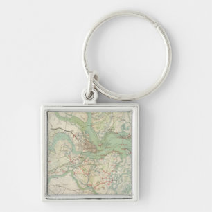 Charleston, defences key ring