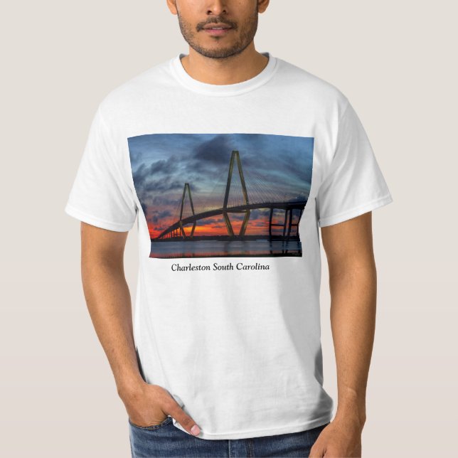 Charleston Fire Like Sunset T-Shirt (Front)