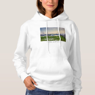 Charleston Harbour Boats Sunset Women's Hoodie