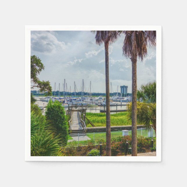 Charleston Harbour Napkin (Front)