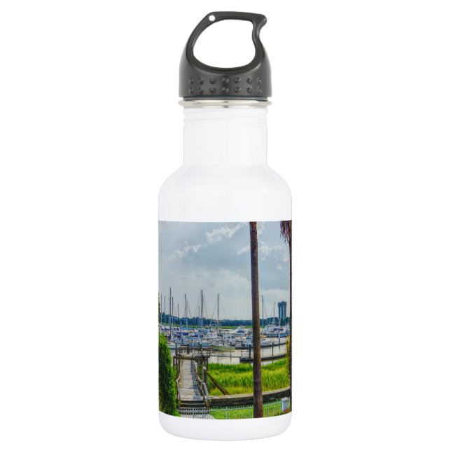 Charleston Harbour Water Bottle (Front)