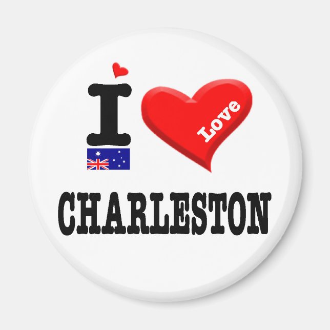 CHARLESTON - I Love Magnet (Front)