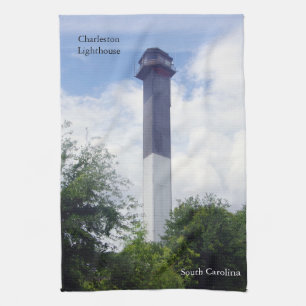 Charleston Lighthouse kitchen towel