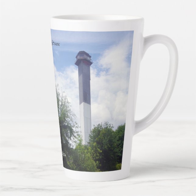Charleston Lighthouse latte mug (Right)