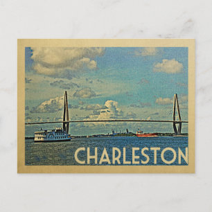 Charleston Postcard South Carolina Vintage Travel