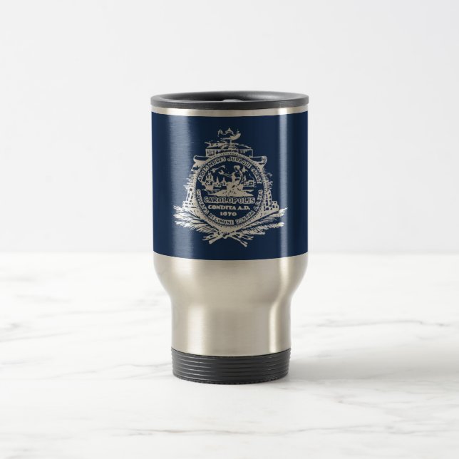 Charleston, SC Flag Travel Mug (Center)