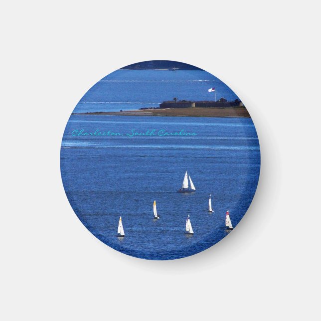 Charleston, SC Harbour Magnet (Front)