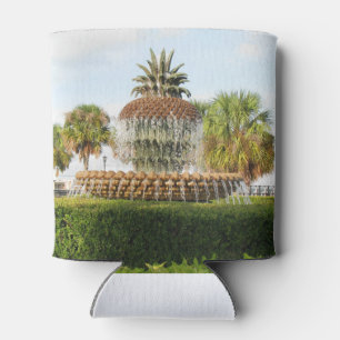 Charleston SC Pineapple Fountain, Waterfront Park Can Cooler