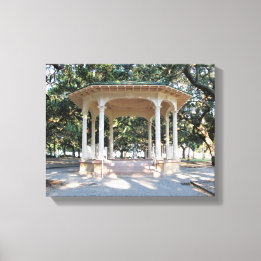 Charleston South Carolina, Gazebo, Battery Canvas Print