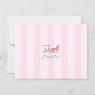 Charleston South Carolina Horse Drawn Carriage Postcard