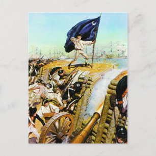 Charleston, South Carolina June 1776 Postcard