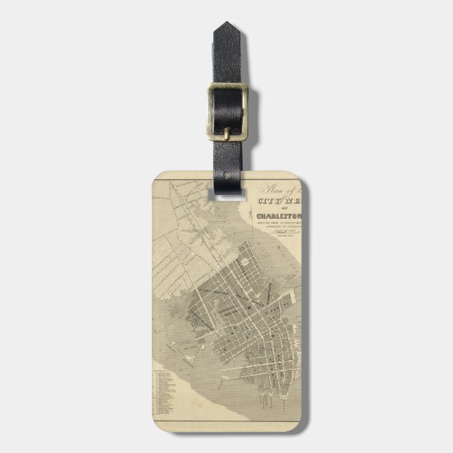 Charleston, South Carolina Luggage Tag (Front Vertical)