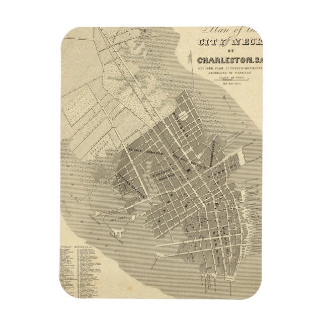Charleston, South Carolina Magnet (Vertical)