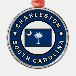 Charleston South Carolina Metal Tree Decoration