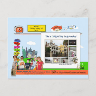 Charleston, South Carolina, minds its manners! Postcard