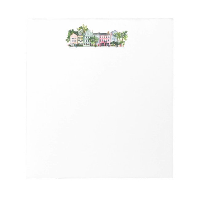 Charleston South Carolina Notepad (Front)