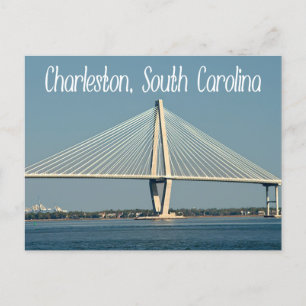 Charleston South Carolina Ravenel Bridge Post Card