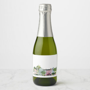 Charleston South Carolina Sparkling Wine Label