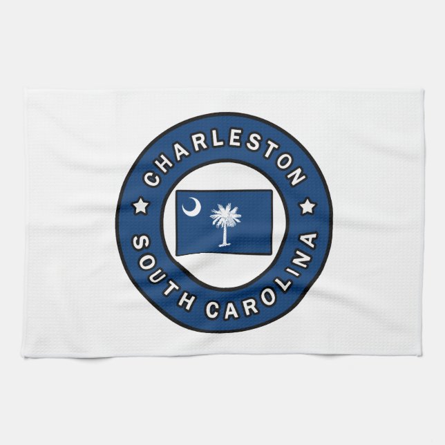 Charleston South Carolina Tea Towel (Horizontal)