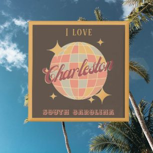 Charleston South Carolina USA Vintage Magnet