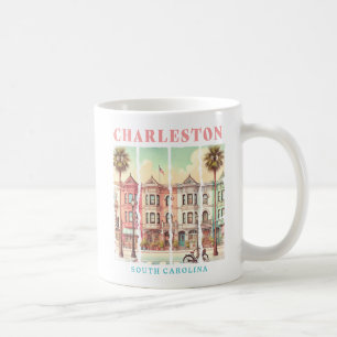 Charleston, South Carolina – Vintage King Street Coffee Mug