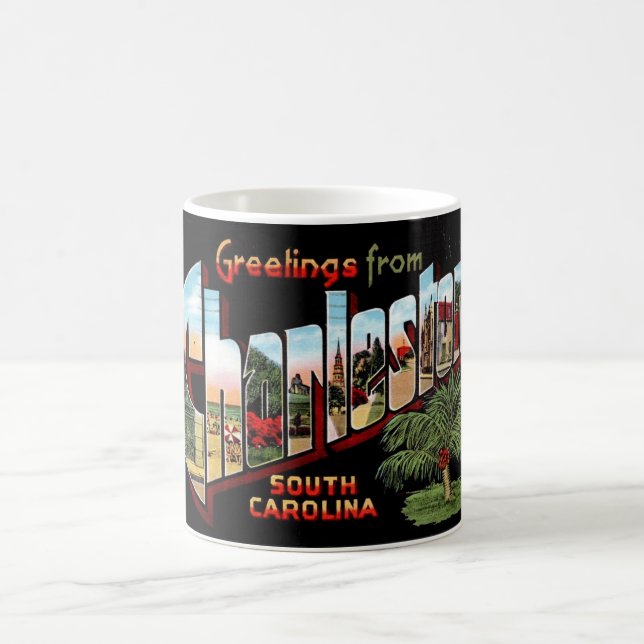 Charleston South Carolina Vintage Postcard Mug (Center)