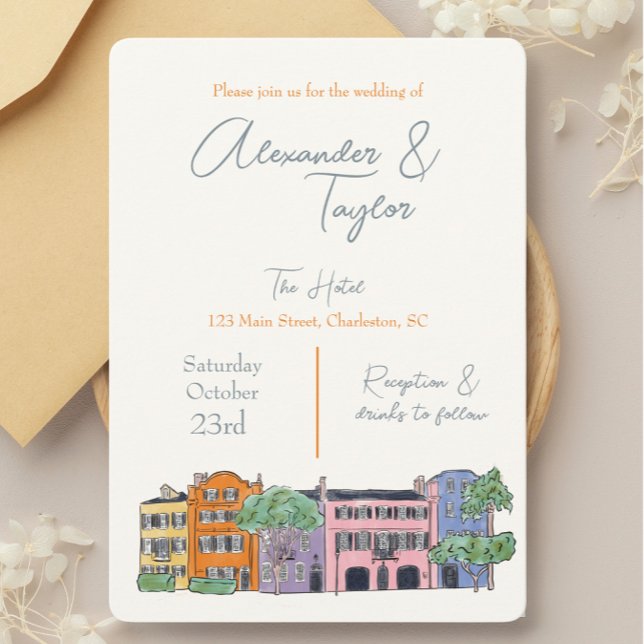Charleston South Carolina Wedding Invitations  (Creator Uploaded)