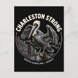 Charleston Strong Pelican Gullah Geechee Cultural  Postcard
