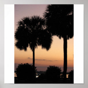 Charleston Sunset Poster