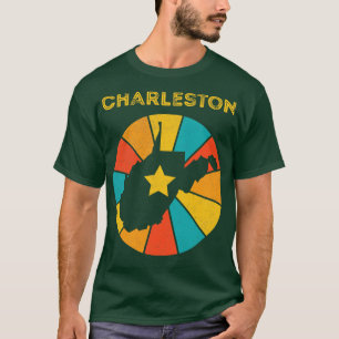 Charleston West Virginia Vintage Distressed Souven T-Shirt