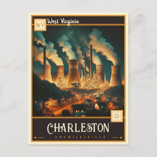 Charleston, West Virginia | Vintage Postcard (Front)