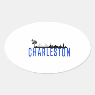 CHARLESTON WONDERFUL OVAL STICKER