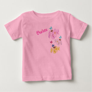 Charlette Name With Teddies, Baby T-Shirt