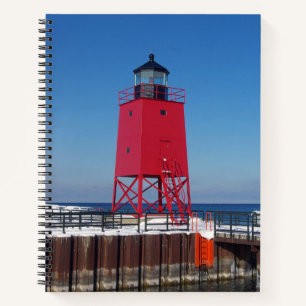 Charlevoix Pierhead Light notebook