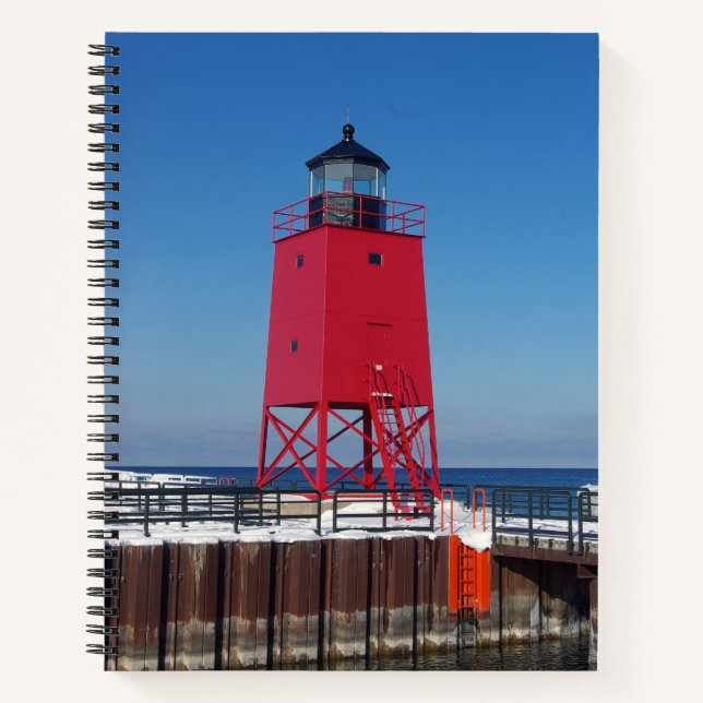 Charlevoix Pierhead Light notebook (Front)