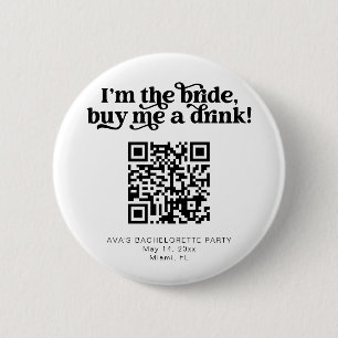 CHARLI retro buy the bride a drink button venmo 