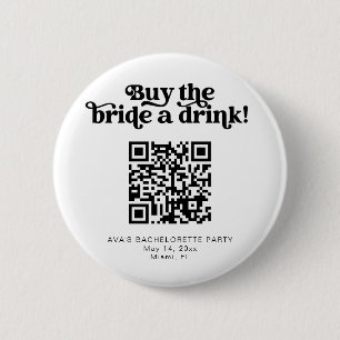 CHARLI retro buy the bride a drink button venmo 