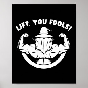 Charlian Minds - Weightlifting Bodybuilding Poster