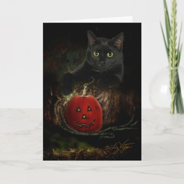 Charlie and His Magical Pumpkin Card (Front)