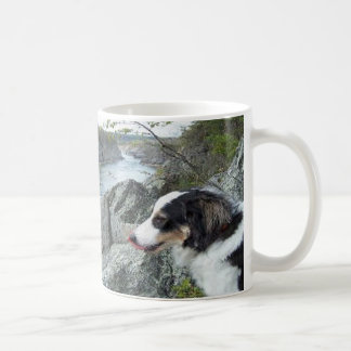 "Charlie at Great Falls"~Border Collie Mug
